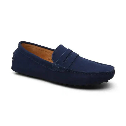 Men's Luxury Suede Driver Loafers – Comfortable and Stylish