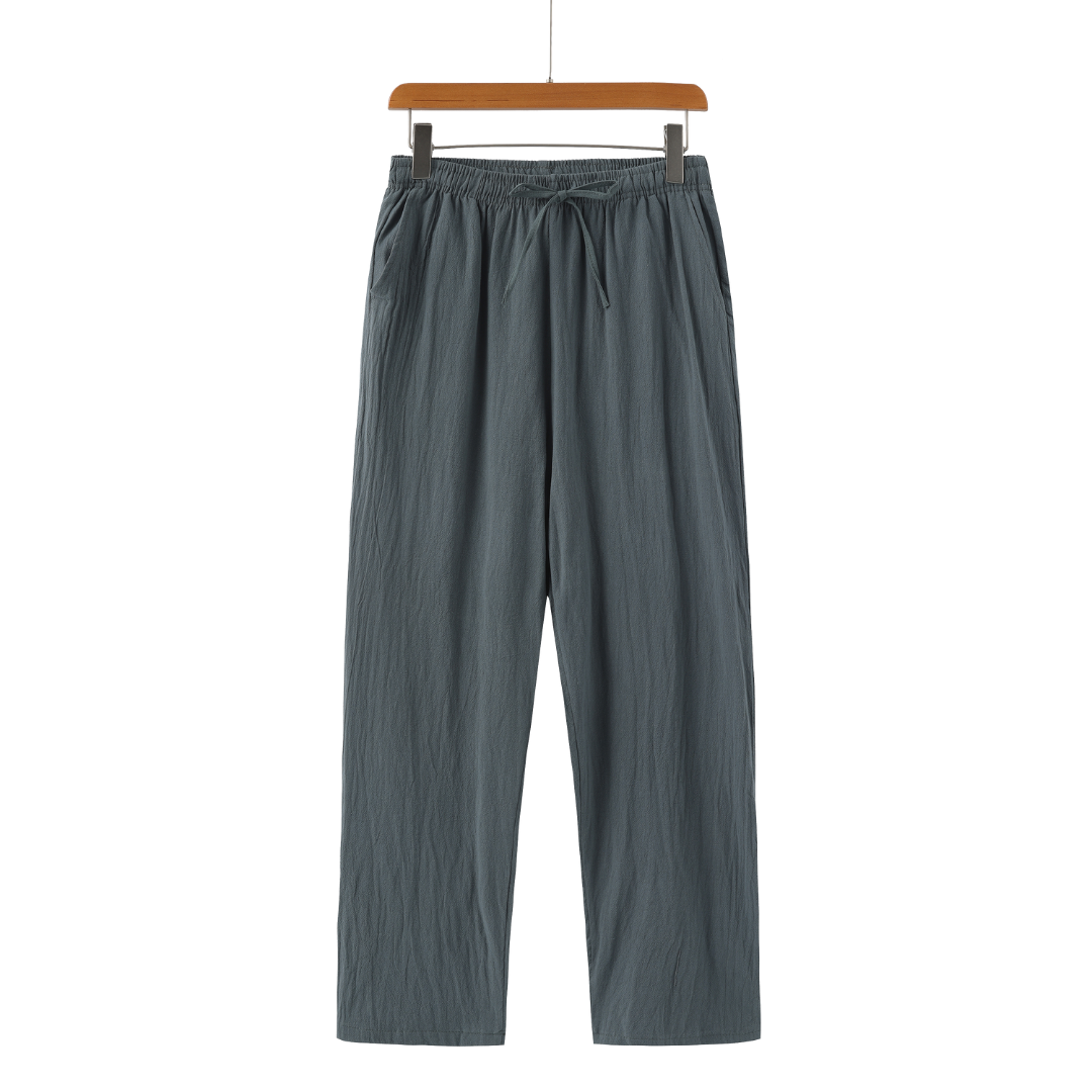 Men's Luxury Old Money Linen Pants – Sophisticated Fit