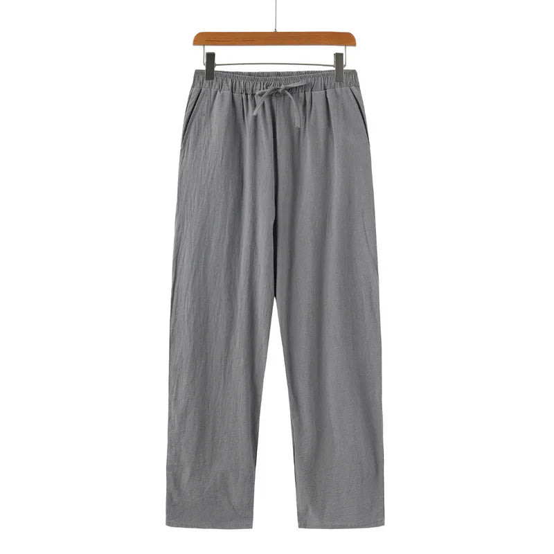 Men's Luxury Old Money Linen Pants – Sophisticated Fit