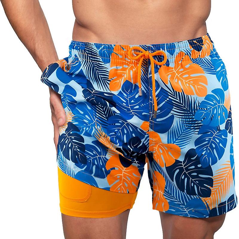 Men’s Miami Dual-Layer Shorts for Comfortable Summer Activities