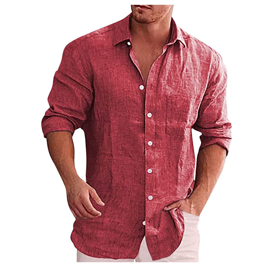 Linen Casual Men's Shirt - Comfortable and Stylish Essential