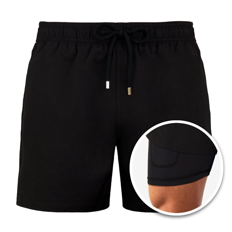 Men’s Miami Dual-Layer Shorts for Comfortable Summer Activities