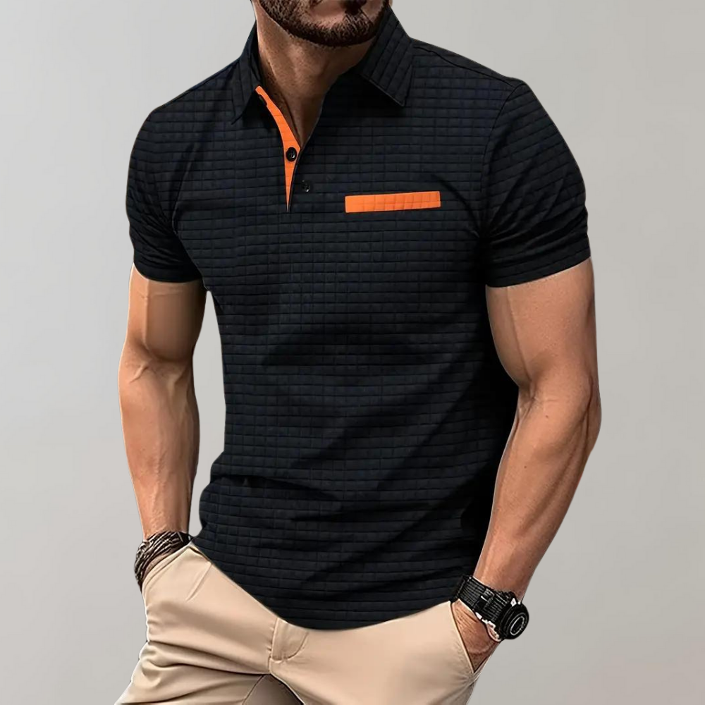 Men's Elegant Polo - Sophisticated Comfort for Every Occasion