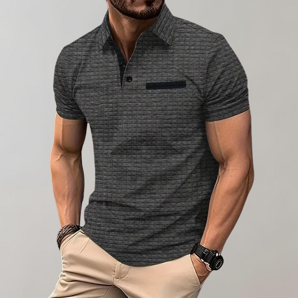 Men's Elegant Polo - Sophisticated Comfort for Every Occasion