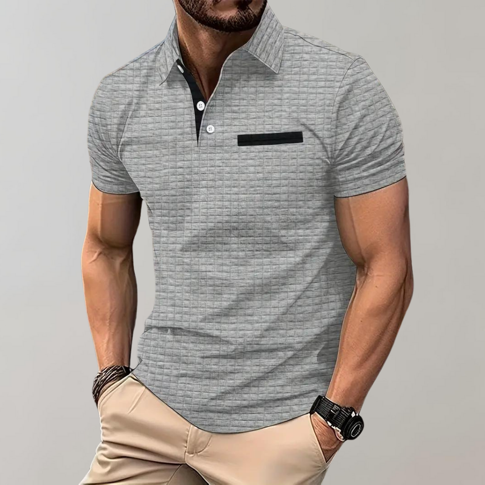 Men's Elegant Polo - Sophisticated Comfort for Every Occasion