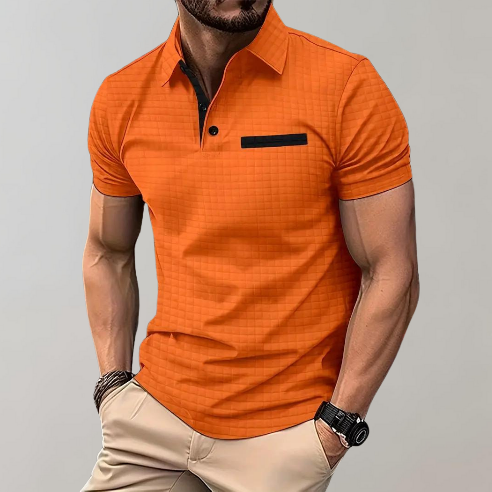 Men's Elegant Polo - Sophisticated Comfort for Every Occasion