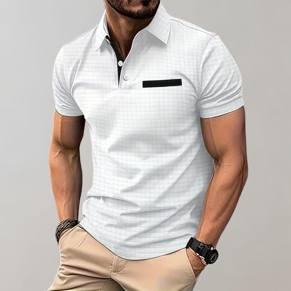 Men's Elegant Polo - Sophisticated Comfort for Every Occasion