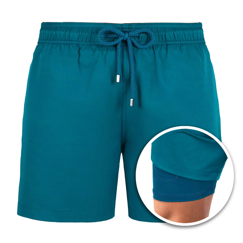 Men’s Miami Dual-Layer Shorts for Comfortable Summer Activities