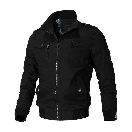 Men’s Stylish Waterproof Bomber Jacket for Versatile Protection