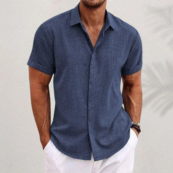 Men’s Lightweight Short Sleeve Shirt for Warm Weather