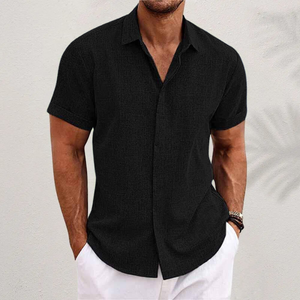 Men’s Lightweight Short Sleeve Shirt for Warm Weather