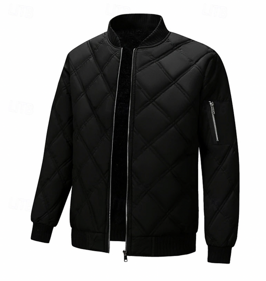 Men’s Bomber Puffer Winter Jacket for Stylish Warmth