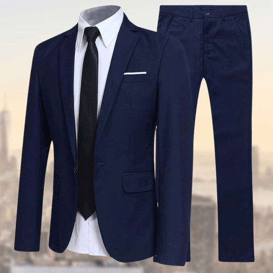 Premium Tailored Suit for Men - Elegant Formal Wear