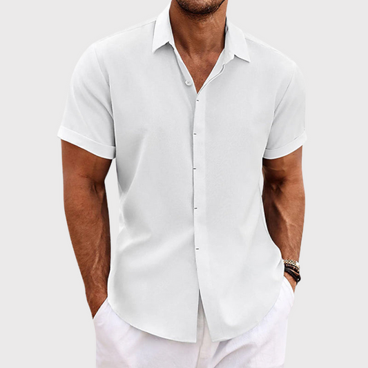 Men’s Lightweight Short Sleeve Shirt for Warm Weather