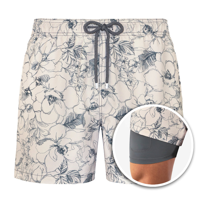 Men’s Miami Dual-Layer Shorts for Comfortable Summer Activities