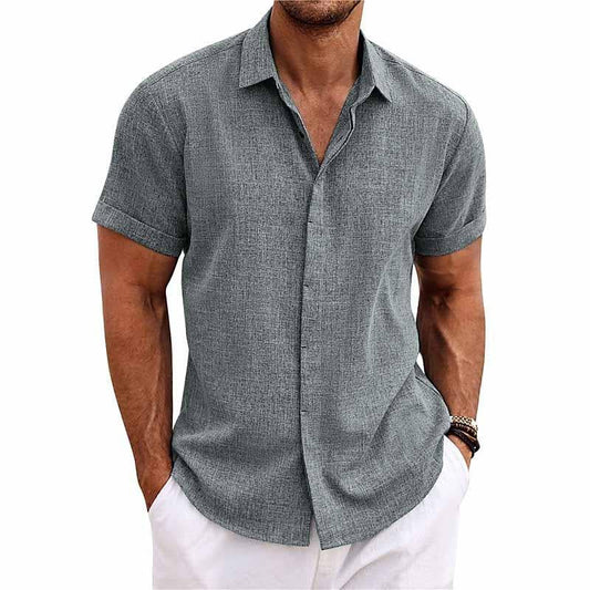 Men's Comfortable Linen Shirt - Stylish Summer Essential