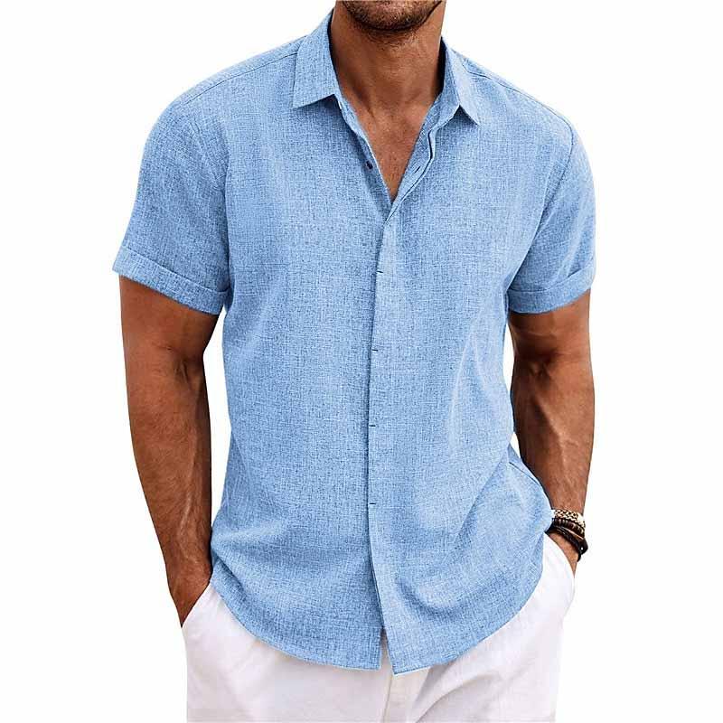 Men's Comfortable Linen Shirt - Stylish Summer Essential