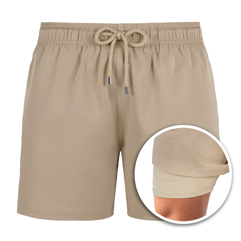 Men’s Miami Dual-Layer Shorts for Comfortable Summer Activities